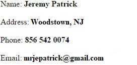 Contact information